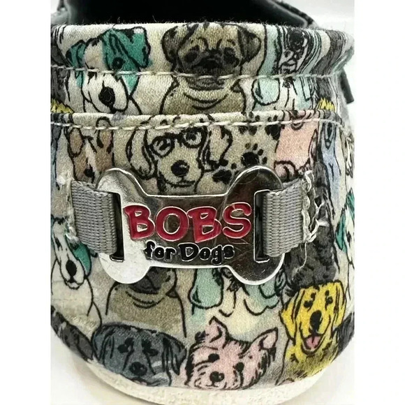 Skechers BOBs for Dogs Posh Pups Slip On Flat Loafers Memory Foam Shoes Size 9.5 - Picture 13 of 13